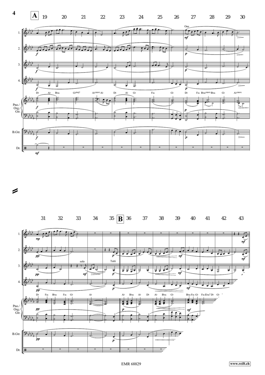I Vow To Thee, My Country Horn scores gallery preview page 4