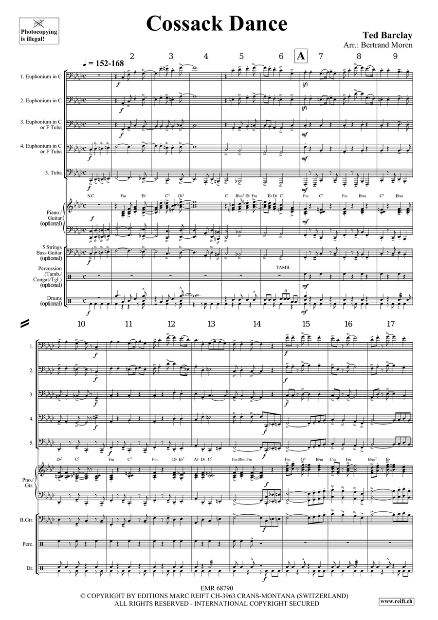 Cossack Dance by Ted Barclay Tuba - Sheet Music page 4