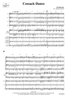Cossack Dance Brass Quartet scores gallery preview page 4