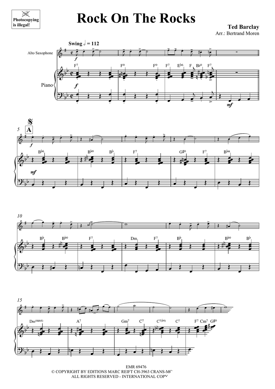 Rock On The Rocks Rock On The Rocks Alto Saxophone scores gallery preview page 3