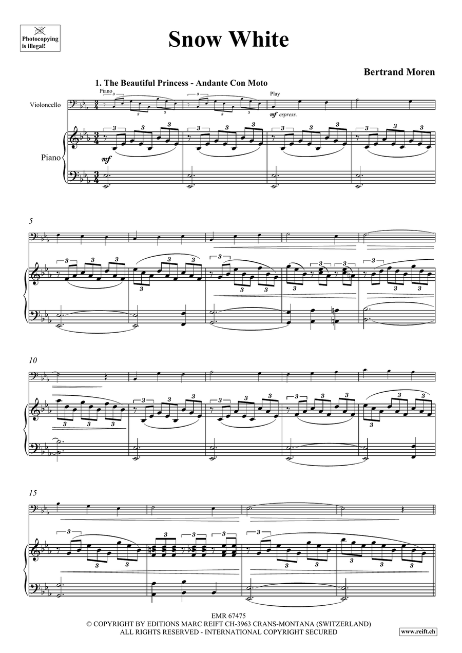 Snow White Snow White Piano Accompaniment scores gallery preview page 5