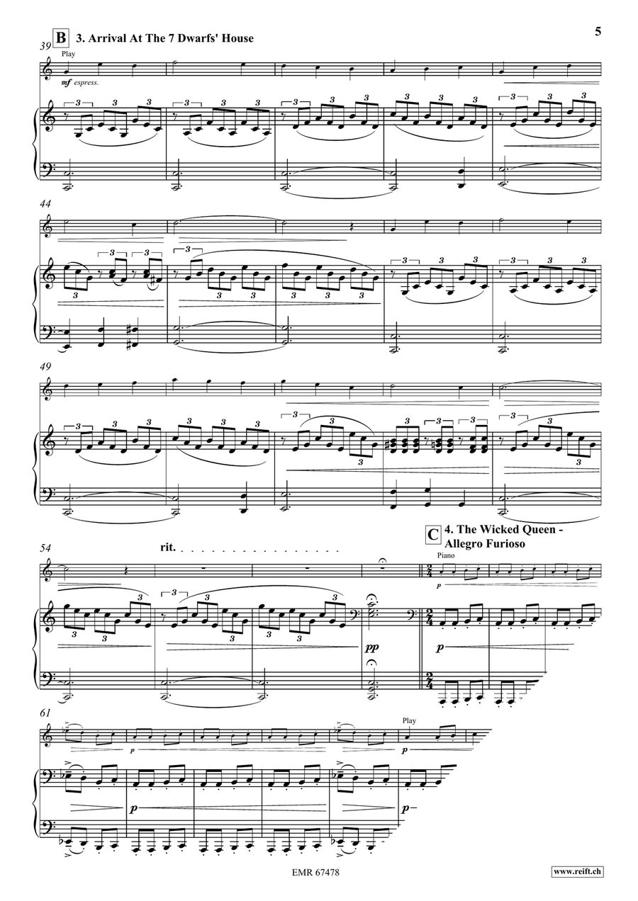 Snow White Snow White Flute Solo scores gallery preview page 7