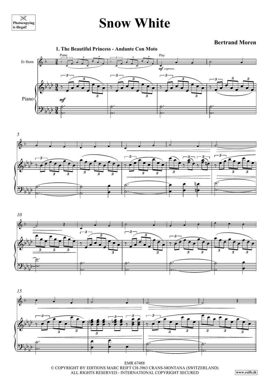 Snow White Snow White Horn scores gallery preview page 5
