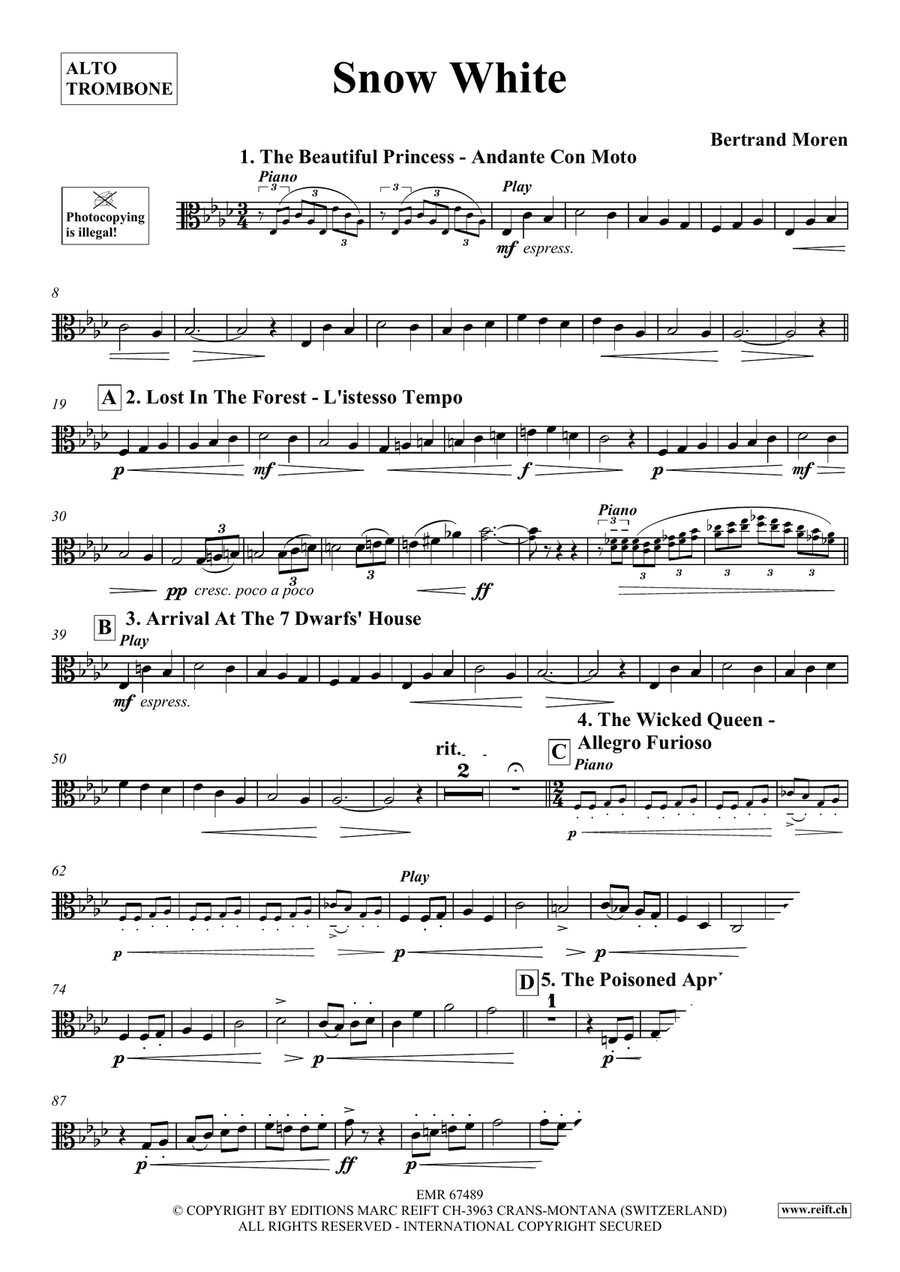 Snow White Snow White Piano Accompaniment scores gallery preview page 4