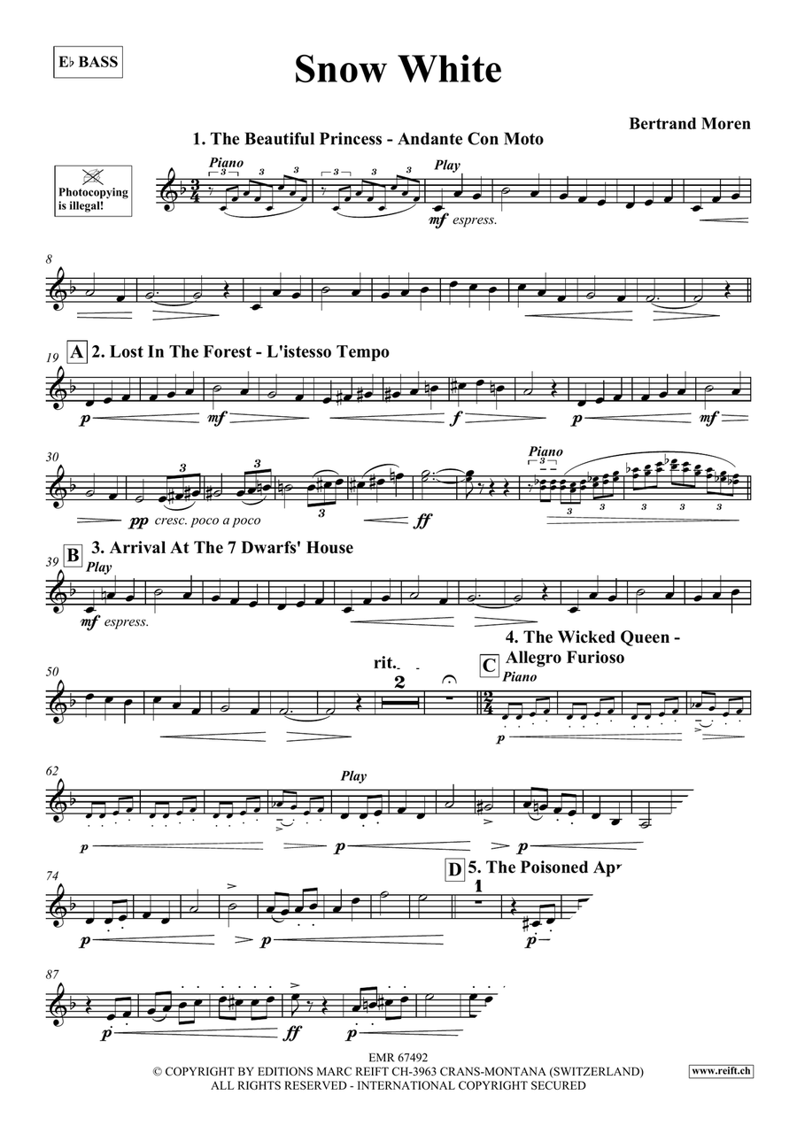 Snow White Snow White Voice Solo scores gallery preview page 4
