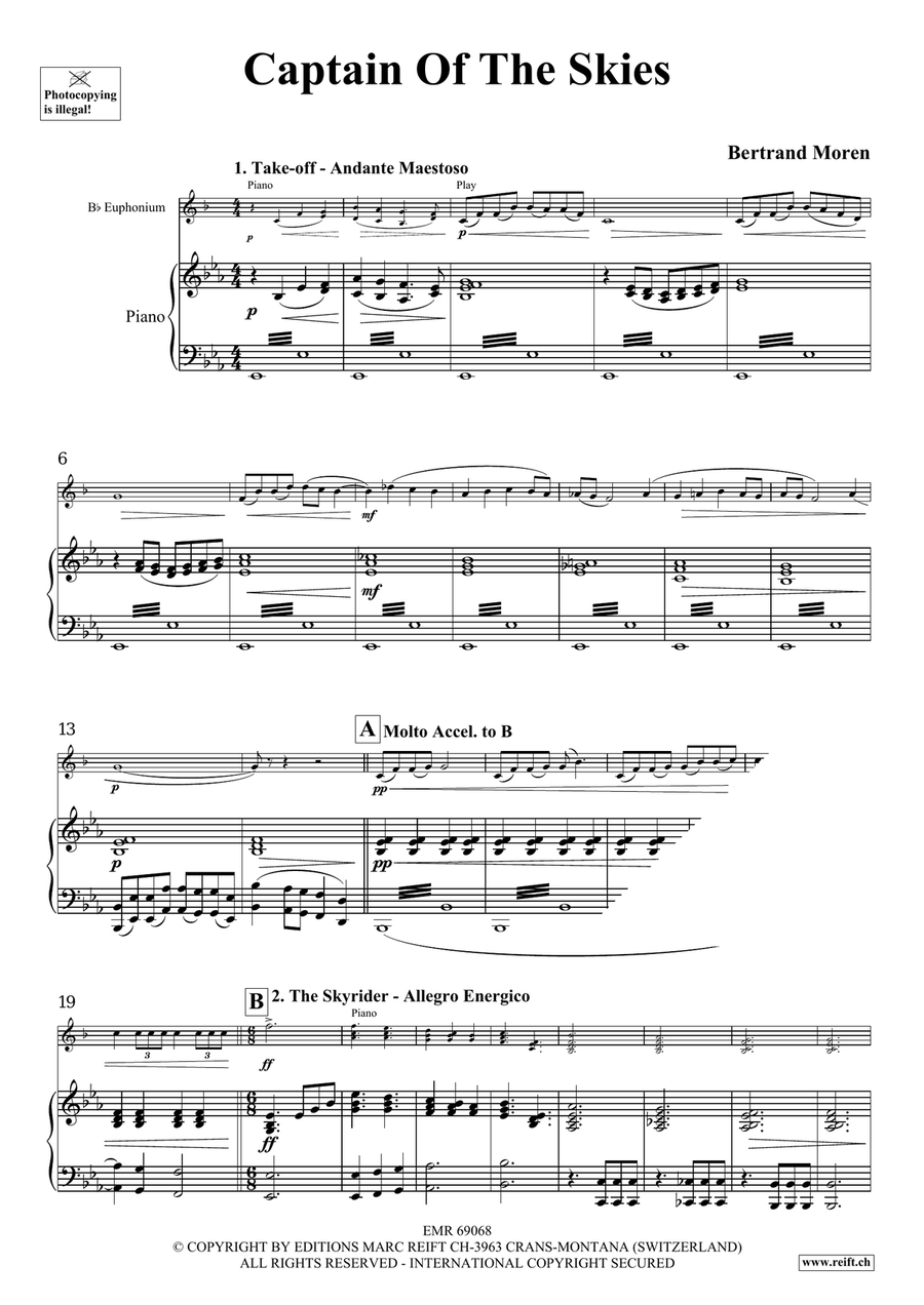 Captain Of The Skies Captain Of The Skies Euphonium scores gallery preview page 5