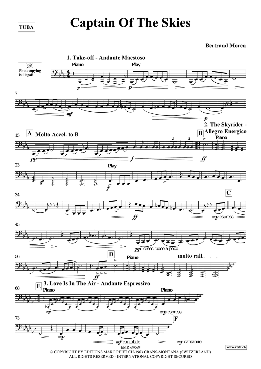 Captain Of The Skies Captain Of The Skies Tuba scores gallery preview page 4