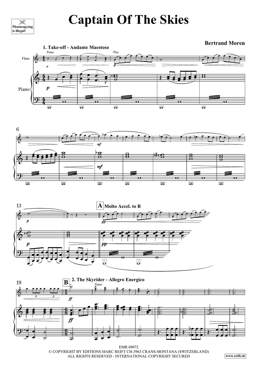 Captain Of The Skies Captain Of The Skies Flute Solo scores gallery preview page 5