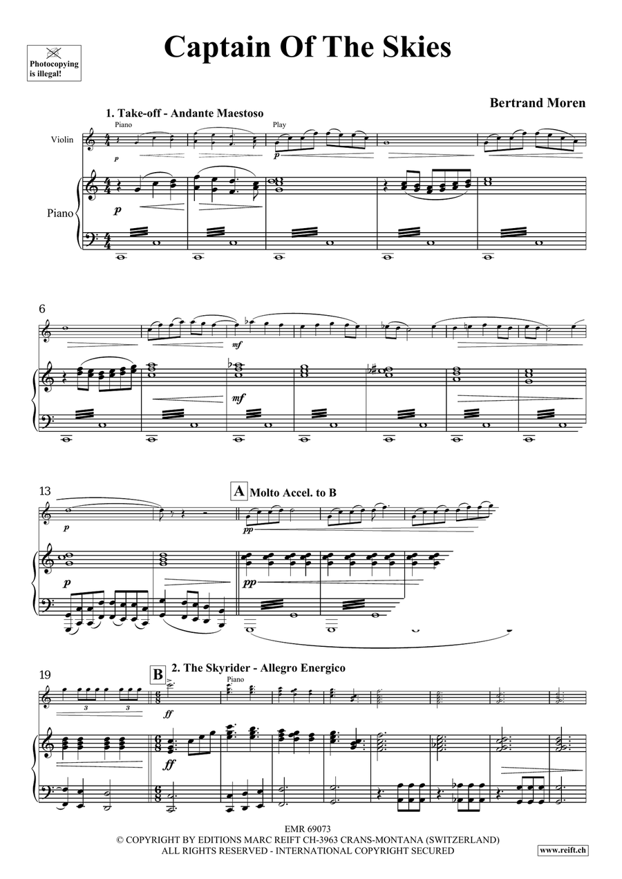 Captain Of The Skies Captain Of The Skies Violin Solo scores gallery preview page 5