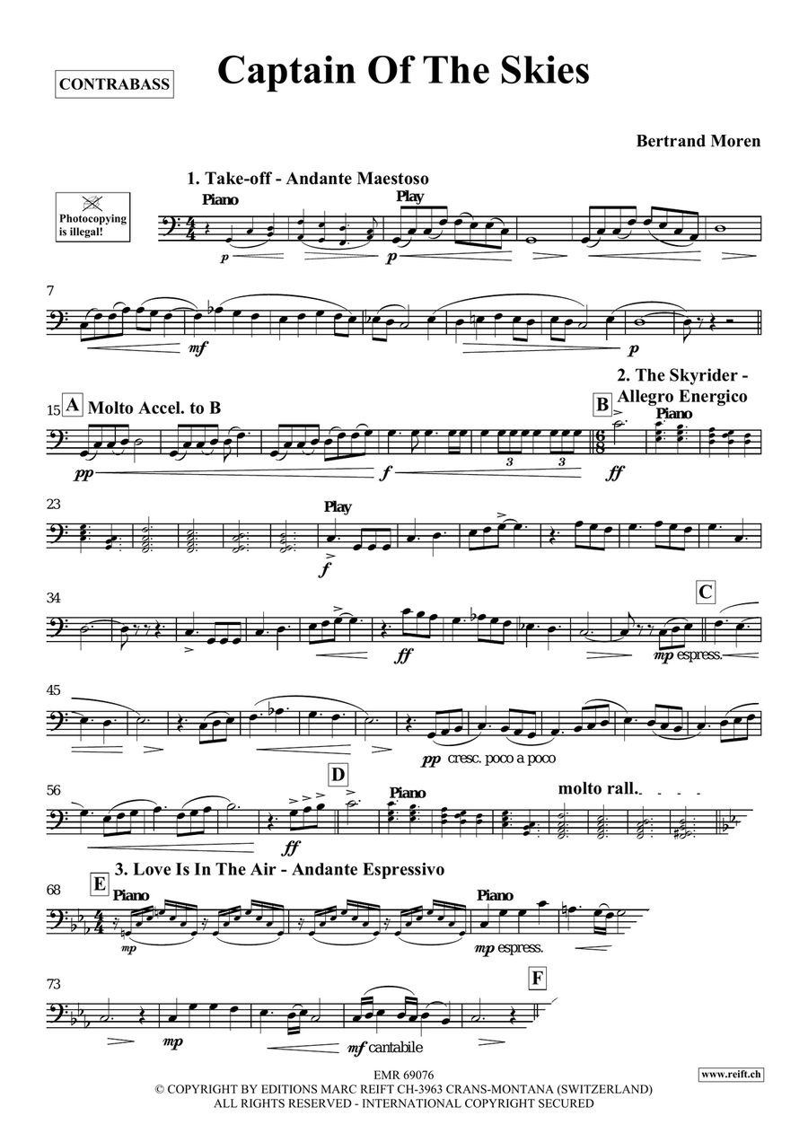 Captain Of The Skies Captain Of The Skies Double Bass scores gallery preview page 4