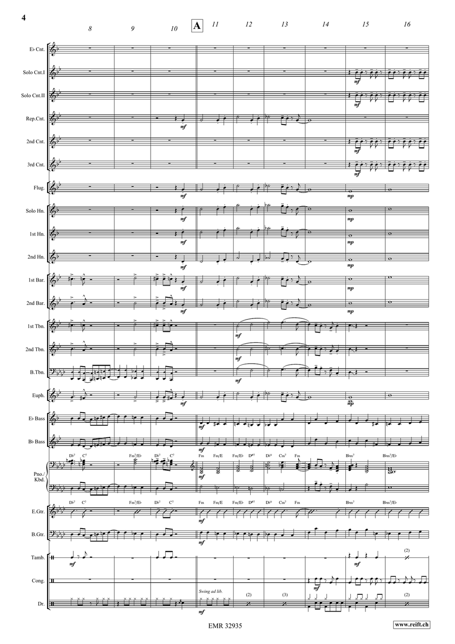 It Don't Mean A Thing It Don't Mean A Thing Brass Band scores gallery preview page 5