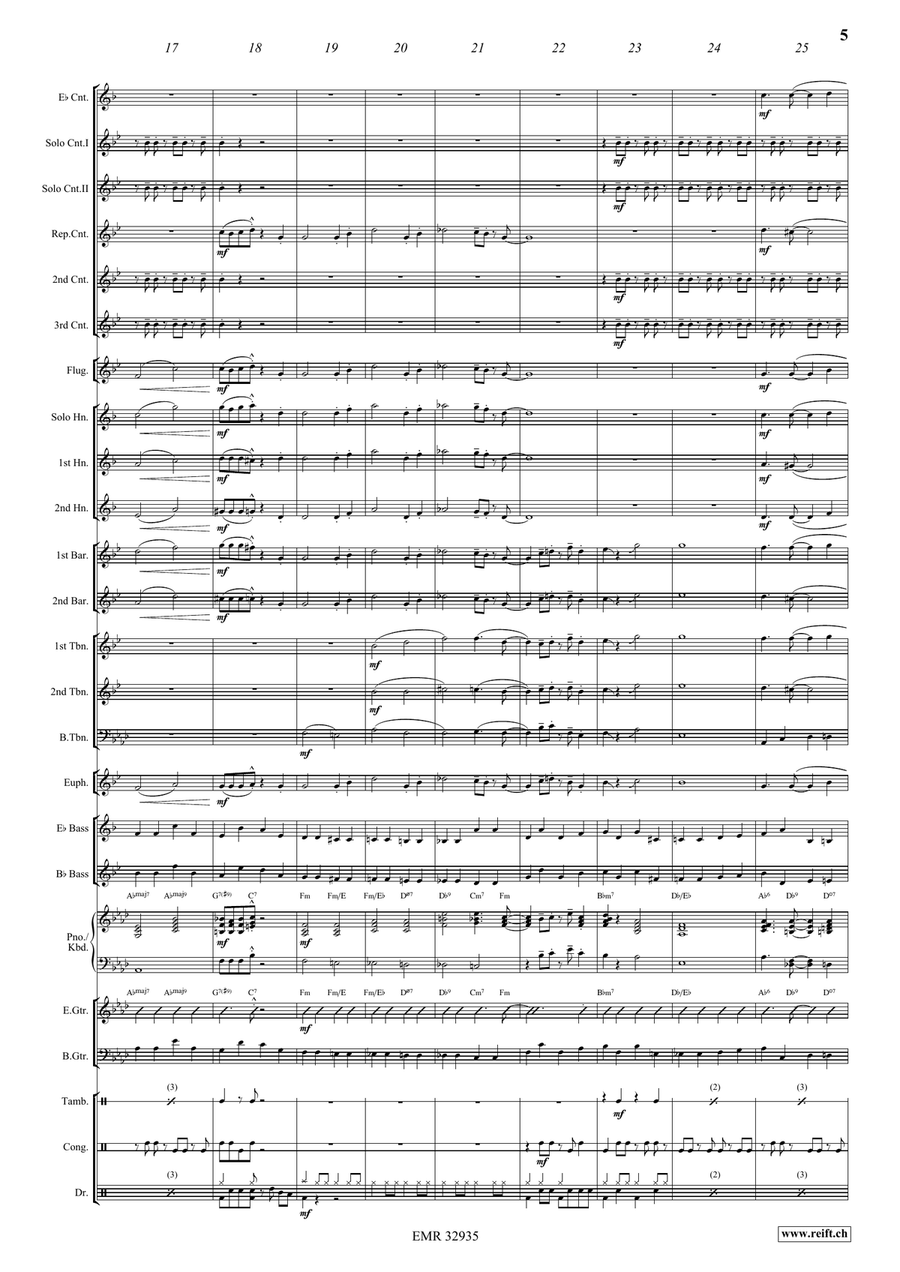 It Don't Mean A Thing It Don't Mean A Thing Brass Band scores gallery preview page 6