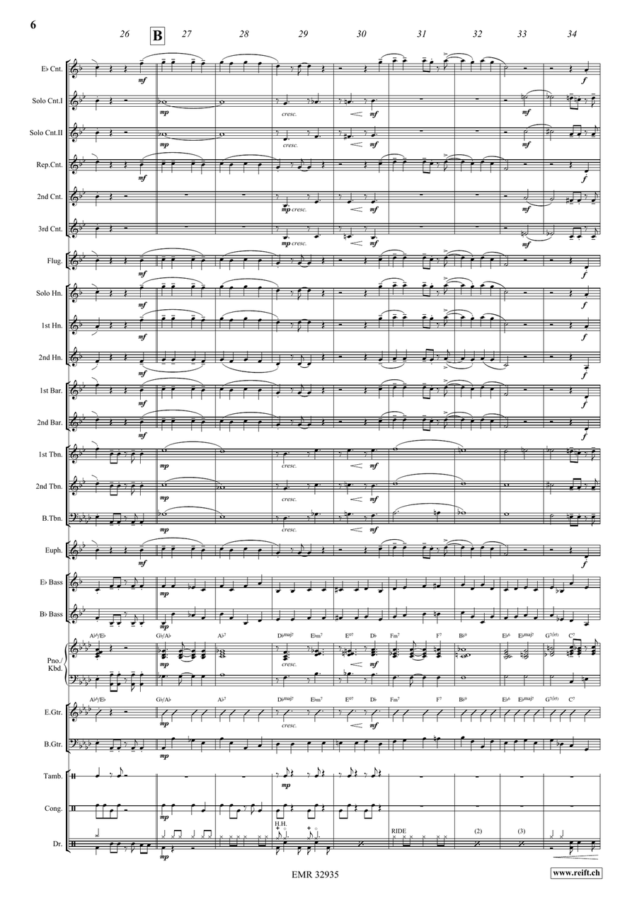 It Don't Mean A Thing It Don't Mean A Thing Brass Band scores gallery preview page 7