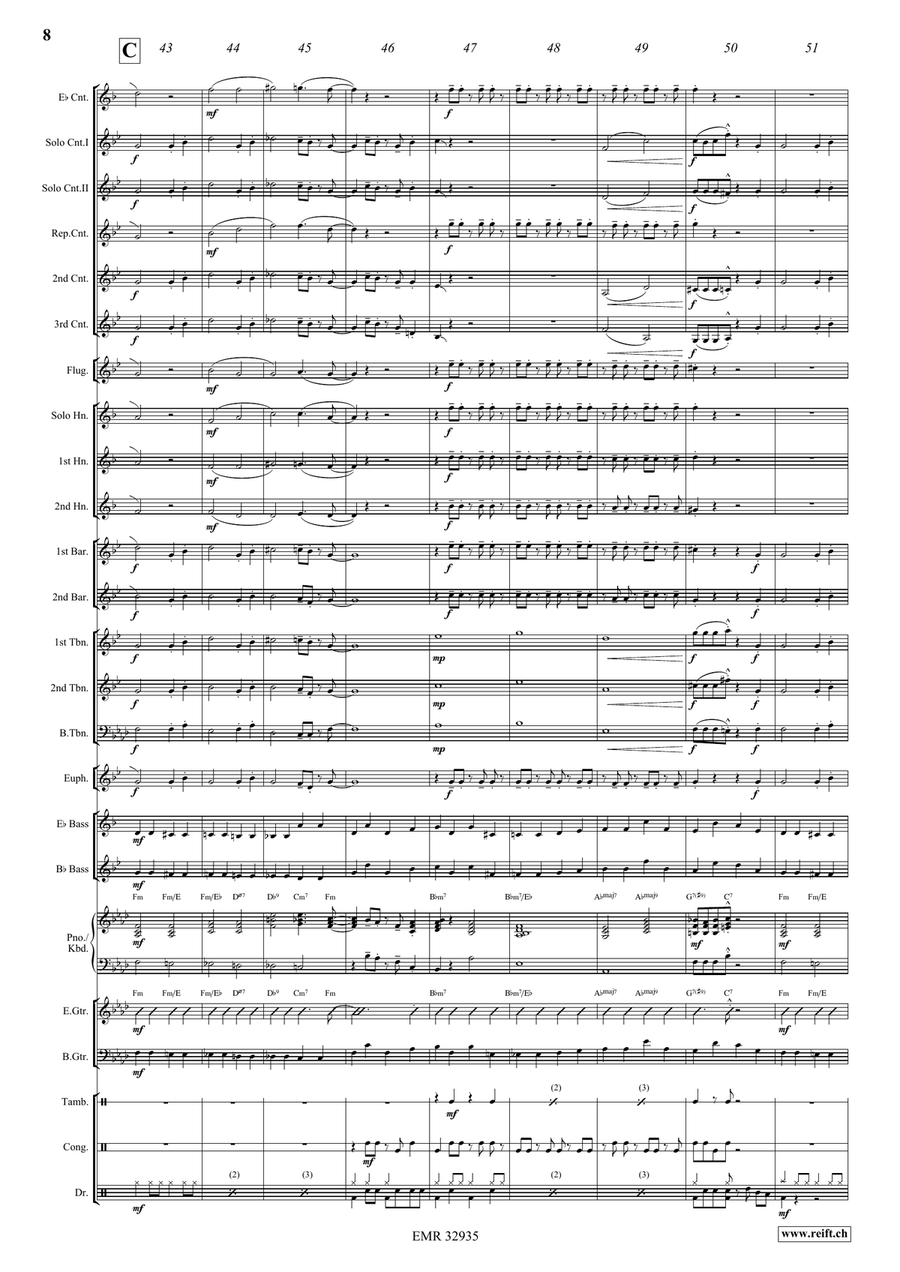 It Don't Mean A Thing It Don't Mean A Thing Brass Band scores gallery preview page 9