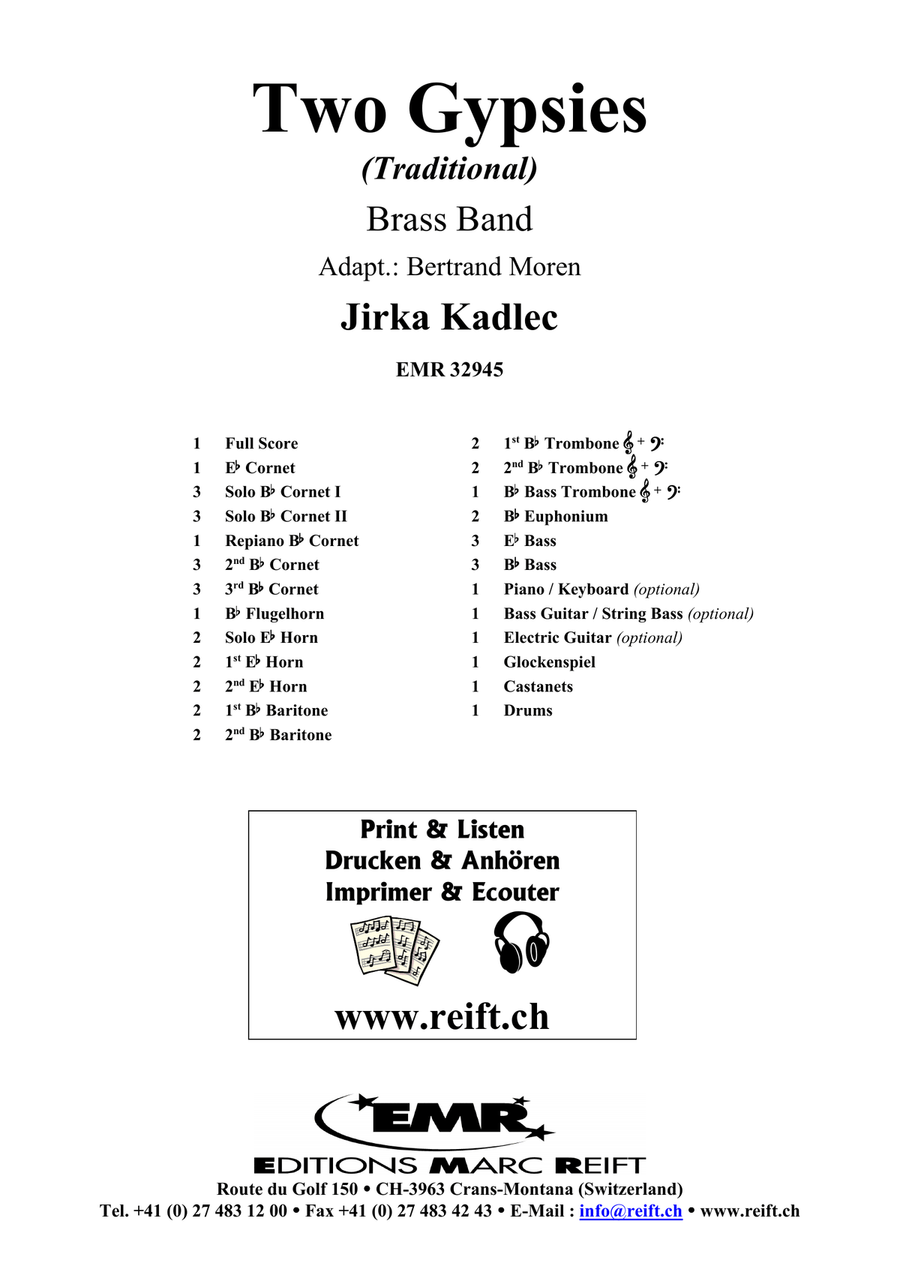 Two Gypsies Two Gypsies Brass Band scores gallery preview page 2
