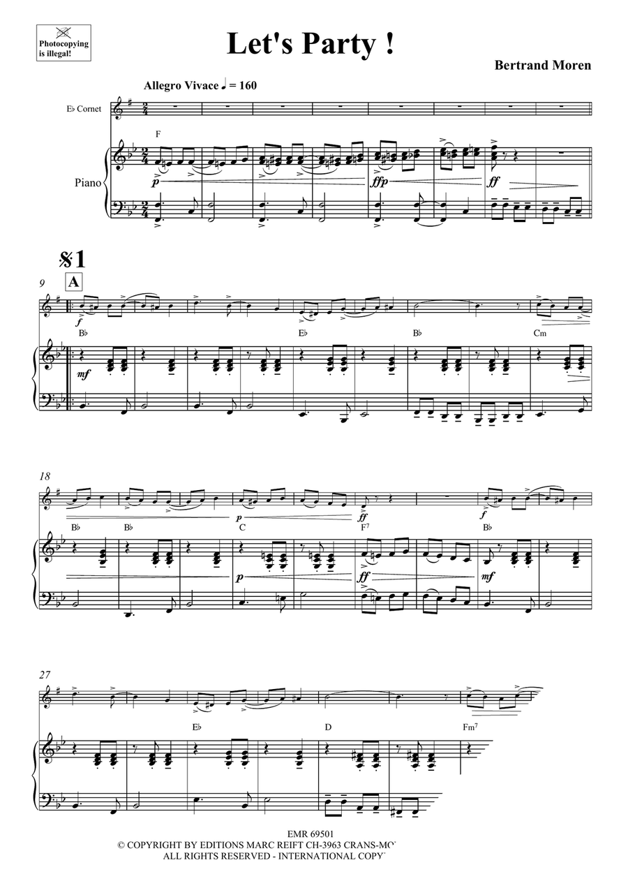 Let's Party ! Let's Party ! Cornet scores gallery preview page 4