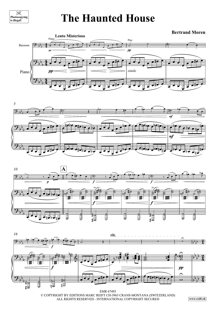 The Haunted House The Haunted House Bassoon Solo scores gallery preview page 4