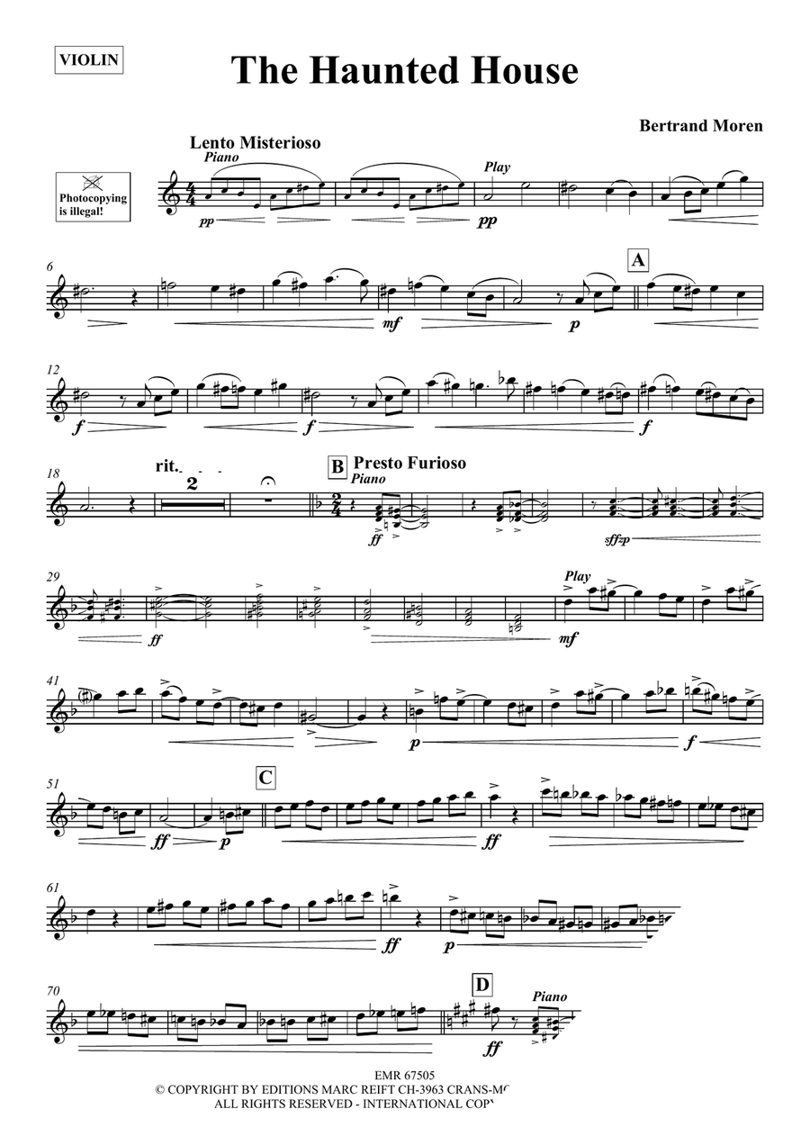 The Haunted House The Haunted House Violin Solo scores gallery preview page 3