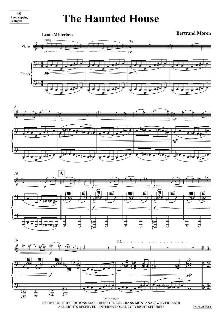 The Haunted House The Haunted House Violin Solo scores gallery preview page 4