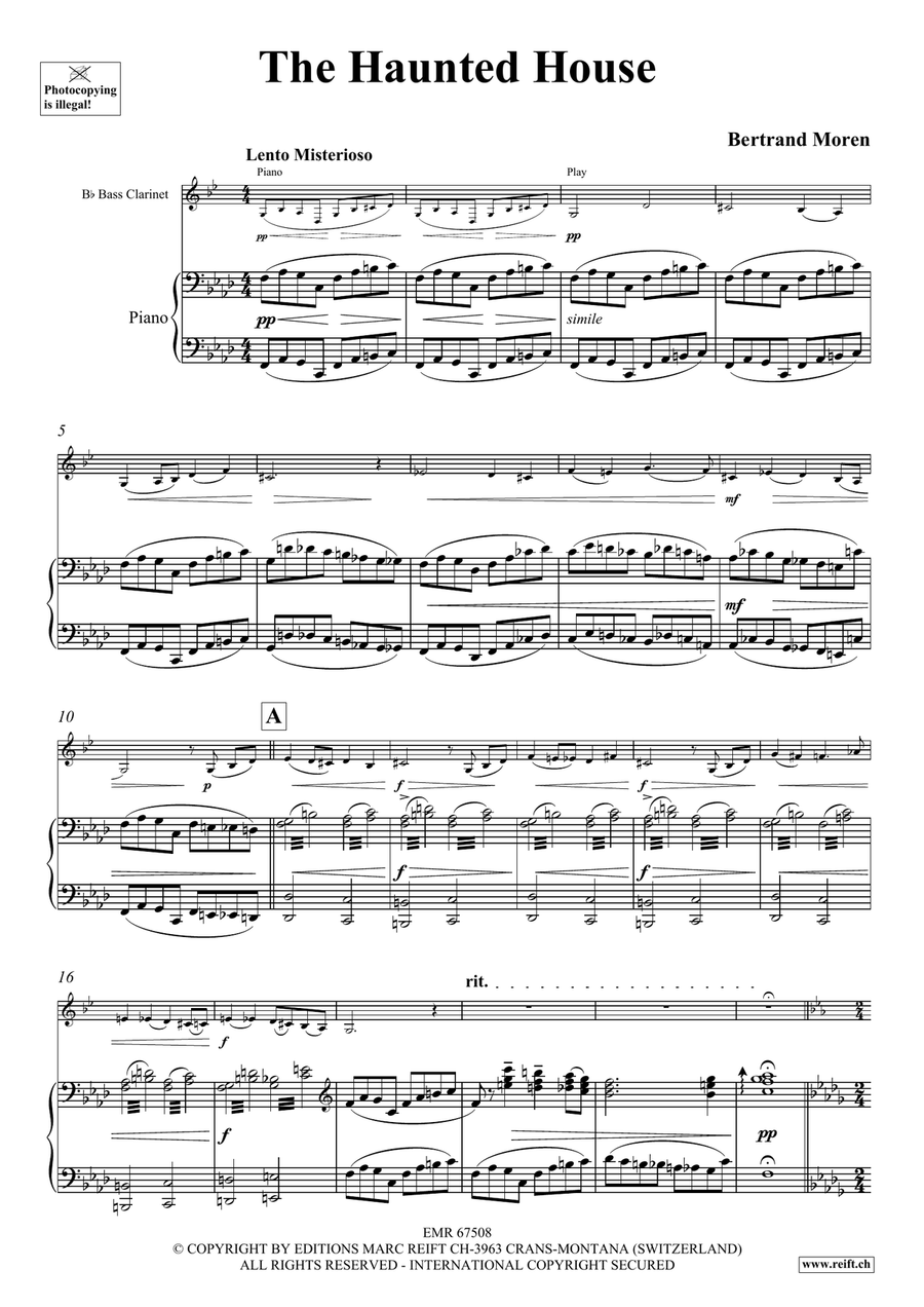 The Haunted House The Haunted House Bass Clarinet scores gallery preview page 4