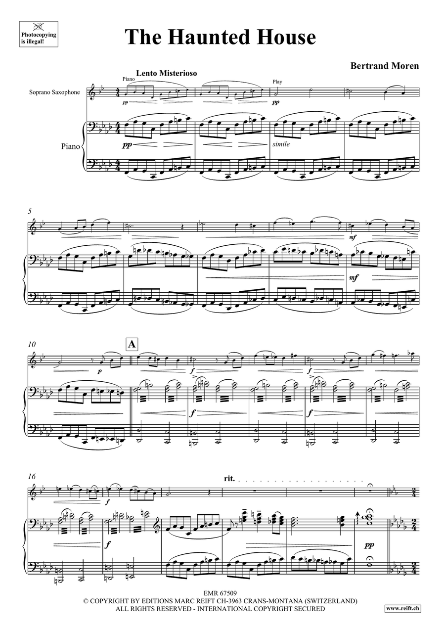The Haunted House The Haunted House Soprano Saxophone scores gallery preview page 4