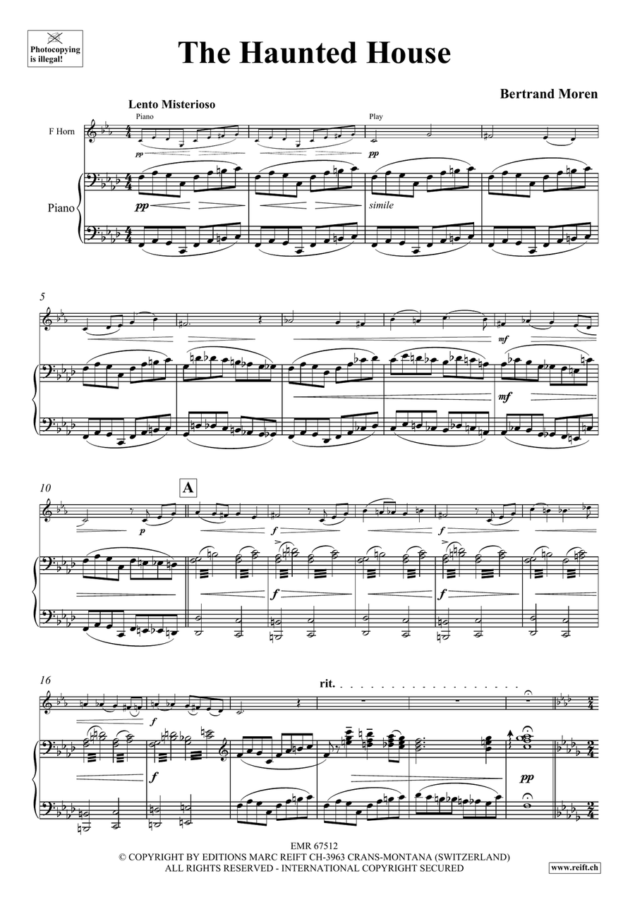The Haunted House The Haunted House Horn scores gallery preview page 4
