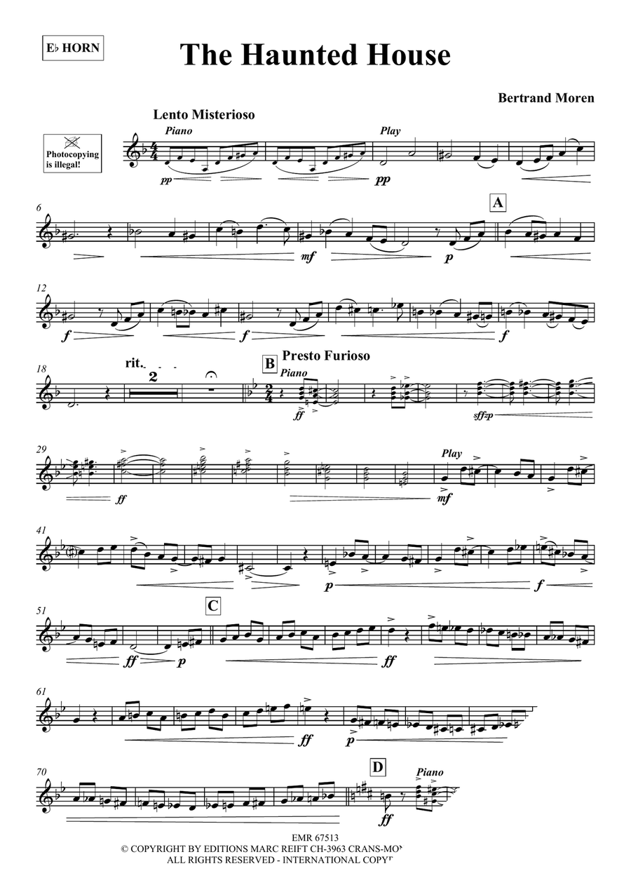 The Haunted House The Haunted House Horn scores gallery preview page 3