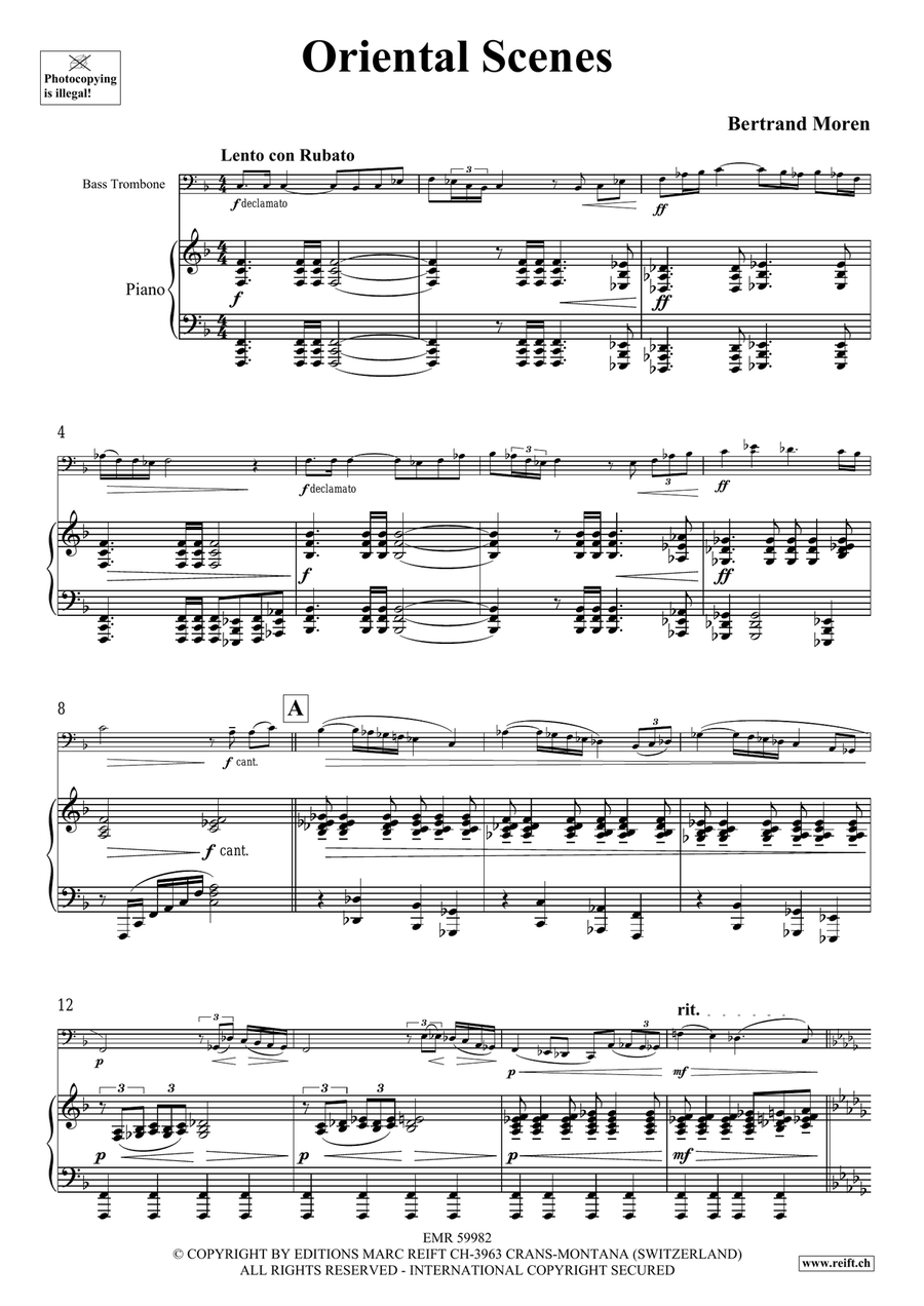Oriental Scenes Oriental Scenes Bass Trombone scores gallery preview page 5