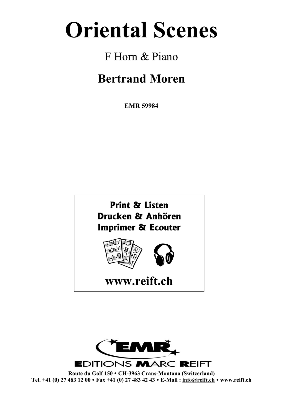 Oriental Scenes by Bertrand Moren Horn - Sheet Music page 2