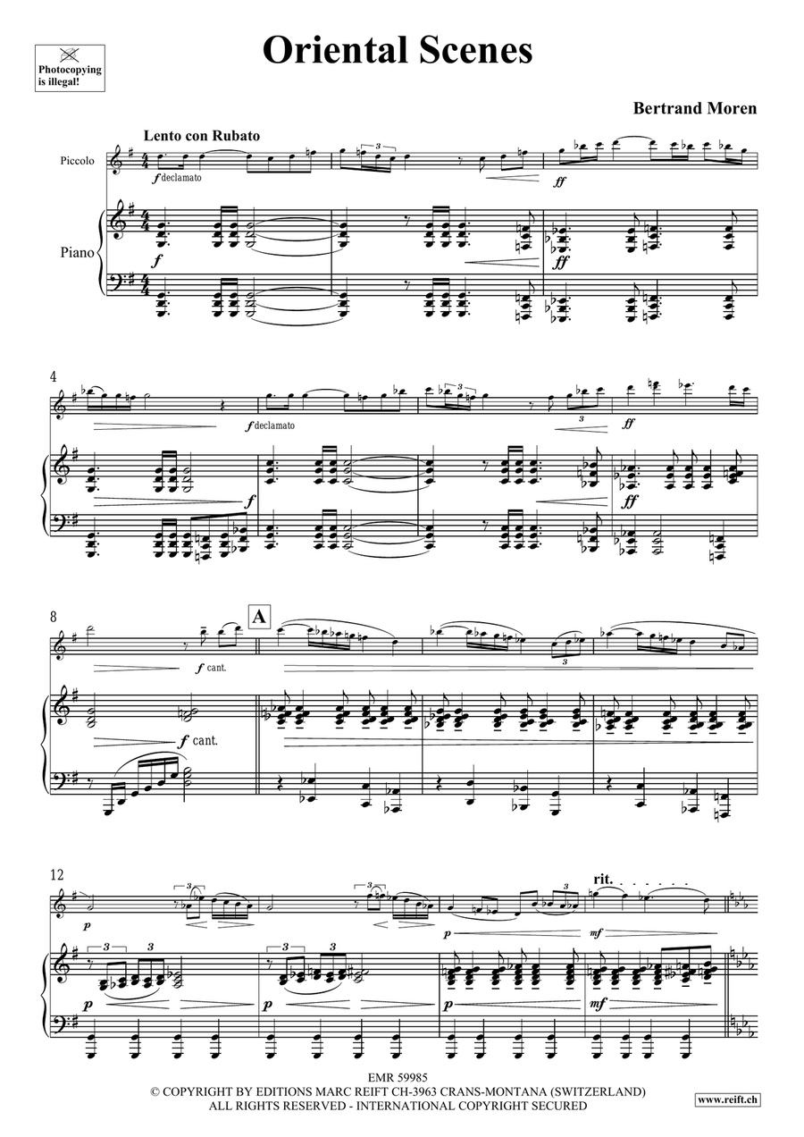 Oriental Scenes Oriental Scenes Piccolo scores gallery preview page 5