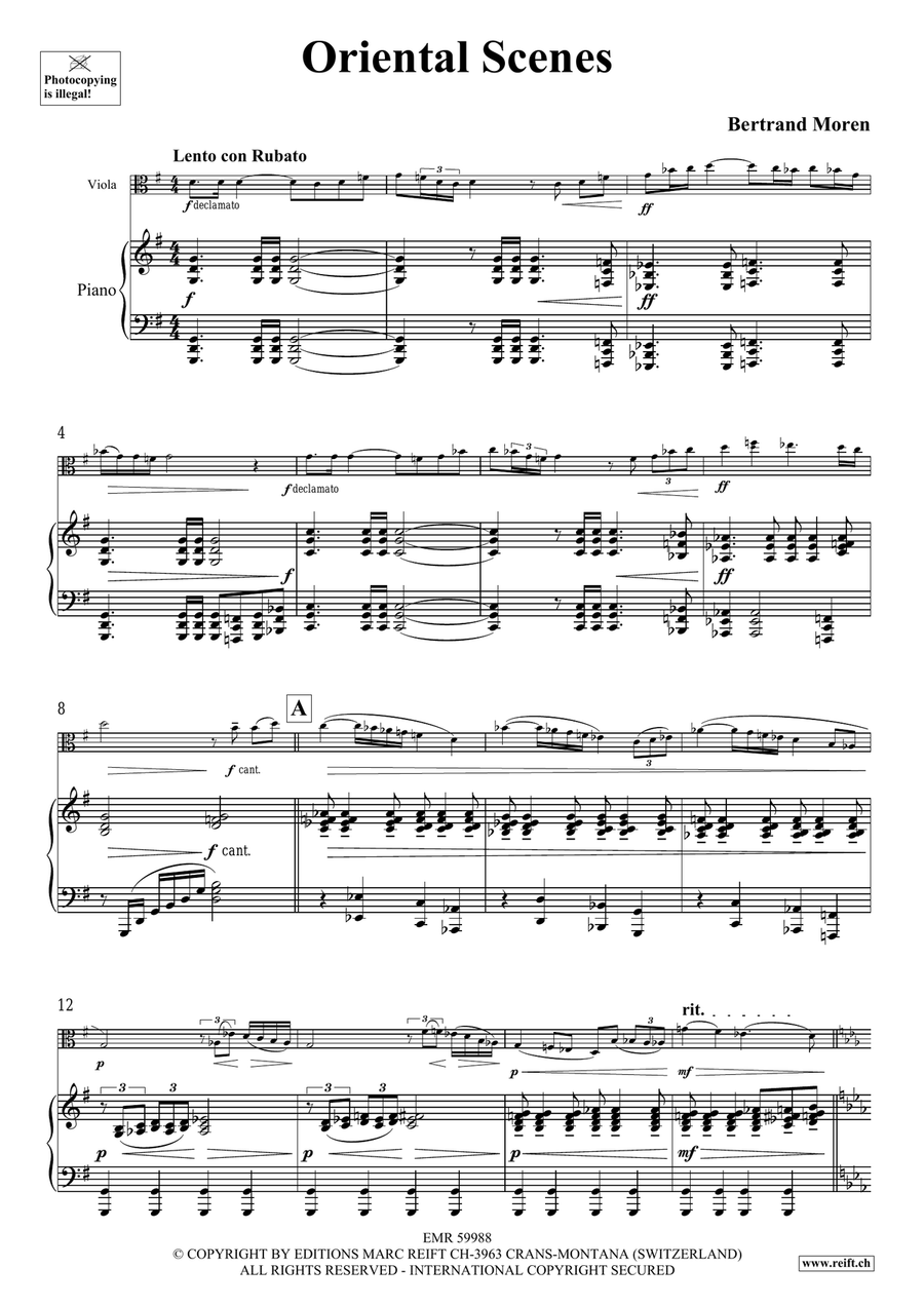 Oriental Scenes Oriental Scenes Piano Accompaniment scores gallery preview page 5
