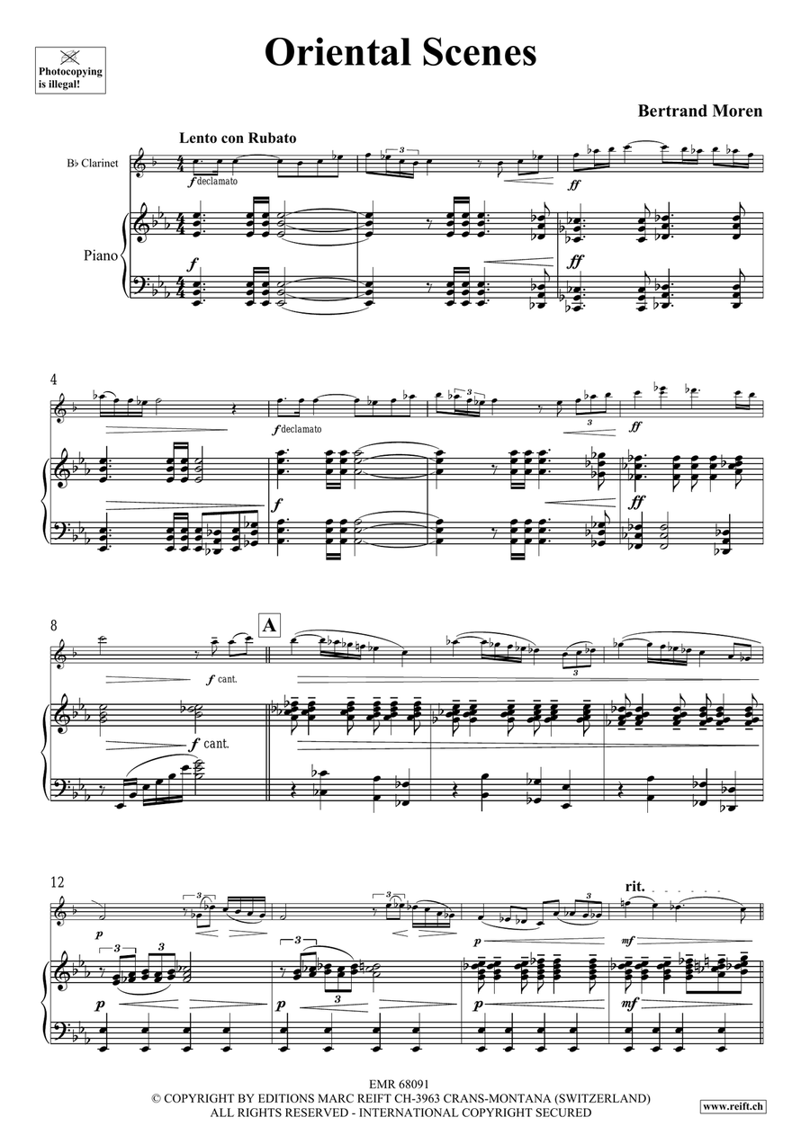 Oriental Scenes Oriental Scenes Clarinet Solo scores gallery preview page 5