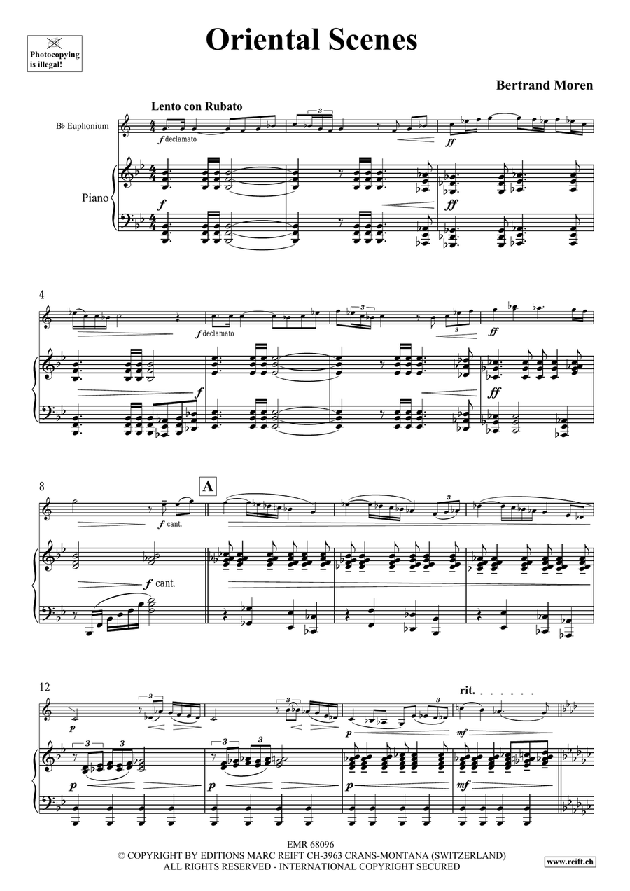 Oriental Scenes by Bertrand Moren Euphonium - Sheet Music page 5
