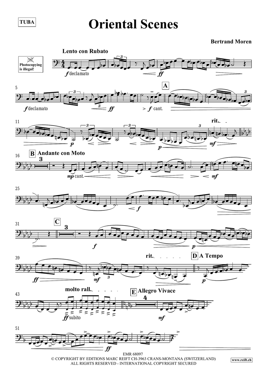 Oriental Scenes Oriental Scenes Tuba scores gallery preview page 4