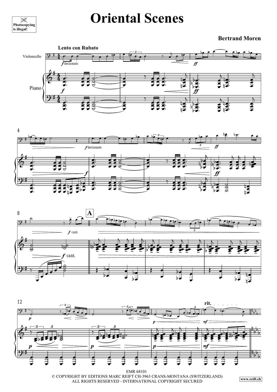 Oriental Scenes Oriental Scenes Piano Accompaniment scores gallery preview page 5