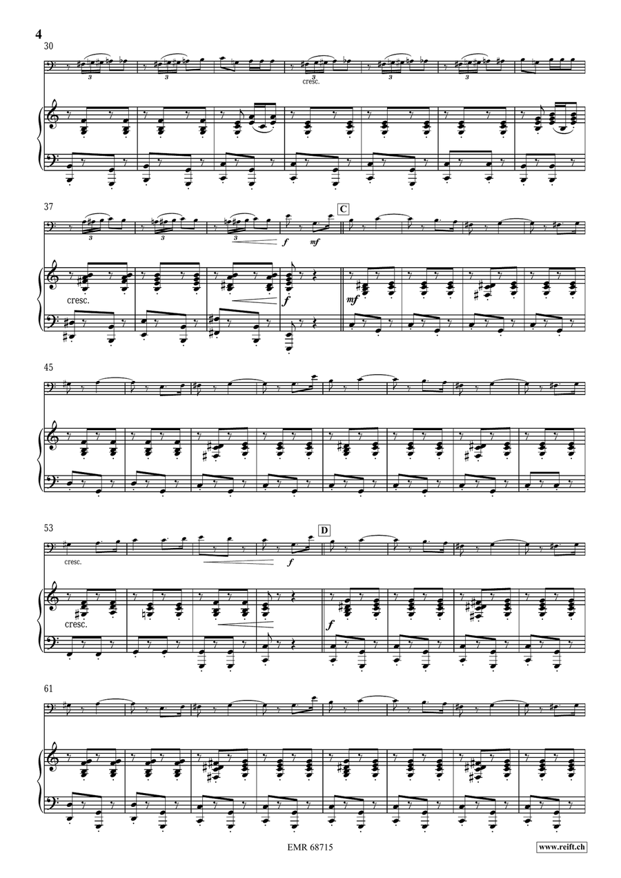 Siamesische Wachtparade Siamesische Wachtparade Double Bass scores gallery preview page 5