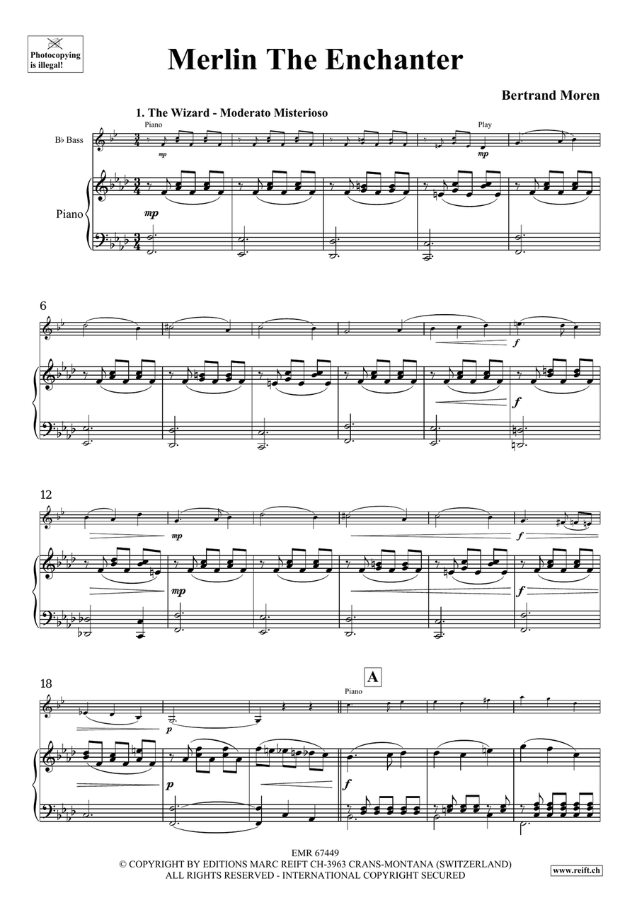 Merlin The Enchanter Merlin The Enchanter Voice Solo scores gallery preview page 5