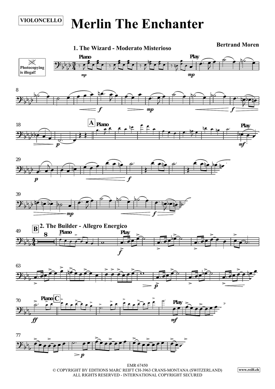 Merlin The Enchanter Merlin The Enchanter Piano Accompaniment scores gallery preview page 4