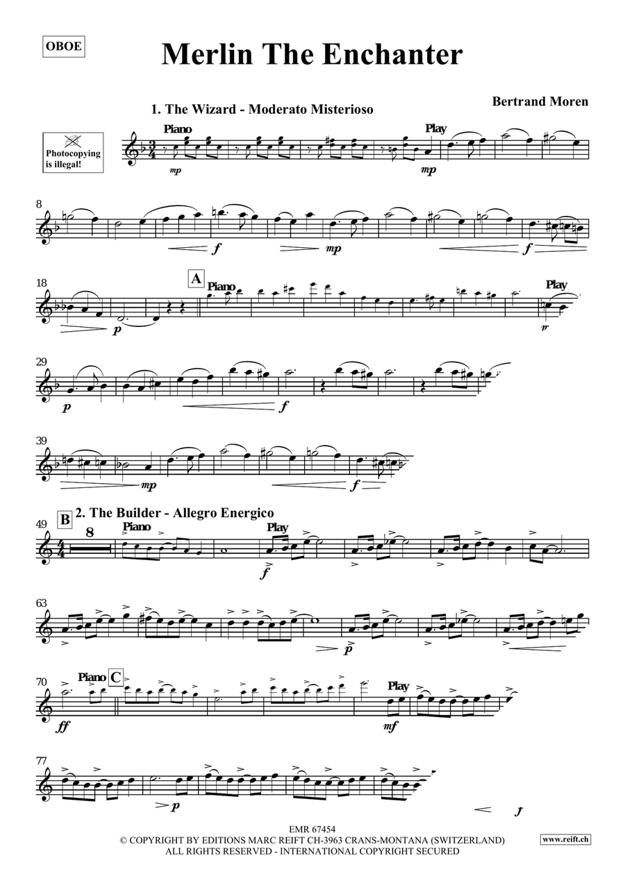 Merlin The Enchanter Merlin The Enchanter Piano Accompaniment scores gallery preview page 4