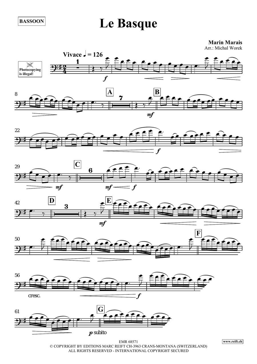 Le Basque Le Basque Bassoon Solo scores gallery preview page 3