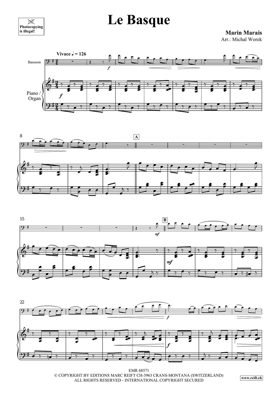 Le Basque Le Basque Bassoon Solo scores gallery preview page 4