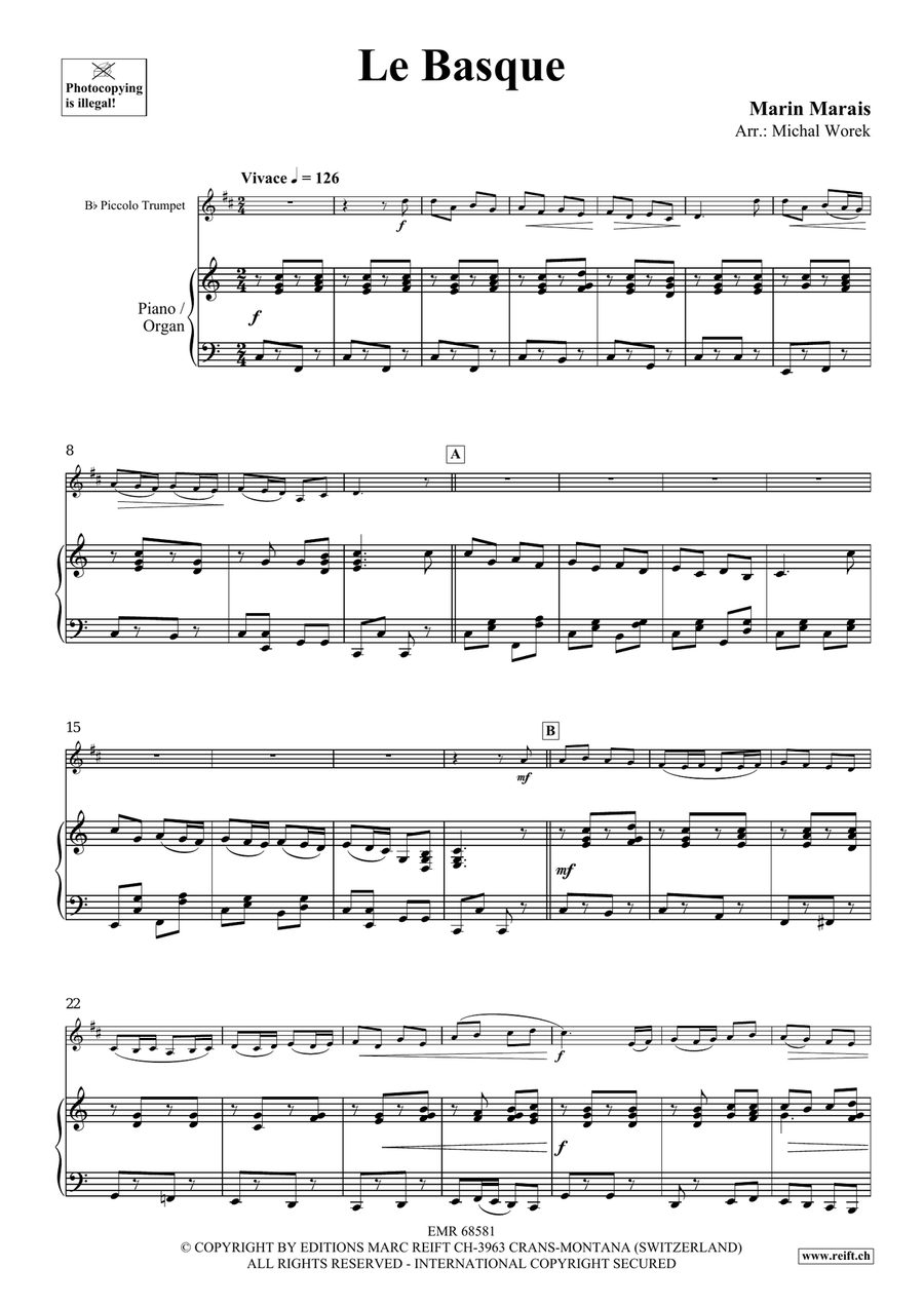 Le Basque Le Basque Piccolo Trumpet scores gallery preview page 4