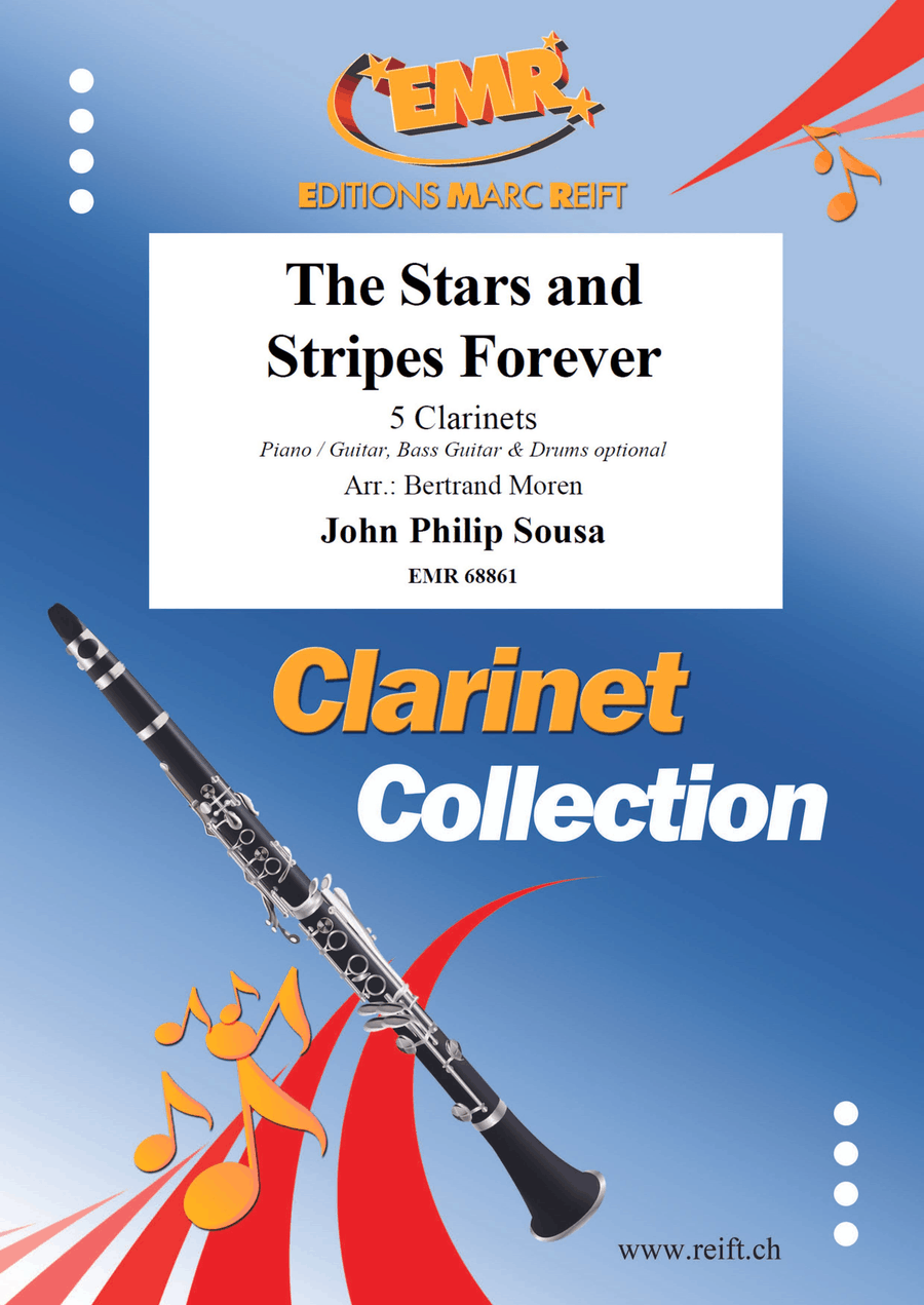 The Stars and Stripes Forever Clarinet Quintet scores gallery preview page 1