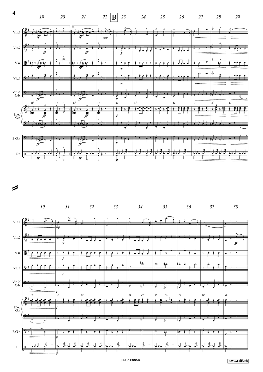 The Stars and Stripes Forever String Orchestra scores gallery preview page 4