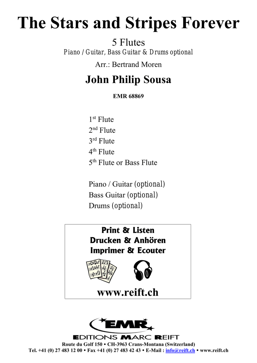 The Stars and Stripes Forever Flute scores gallery preview page 2