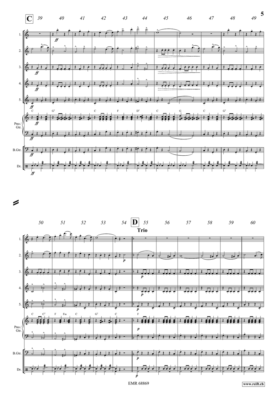 The Stars and Stripes Forever Flute scores gallery preview page 5