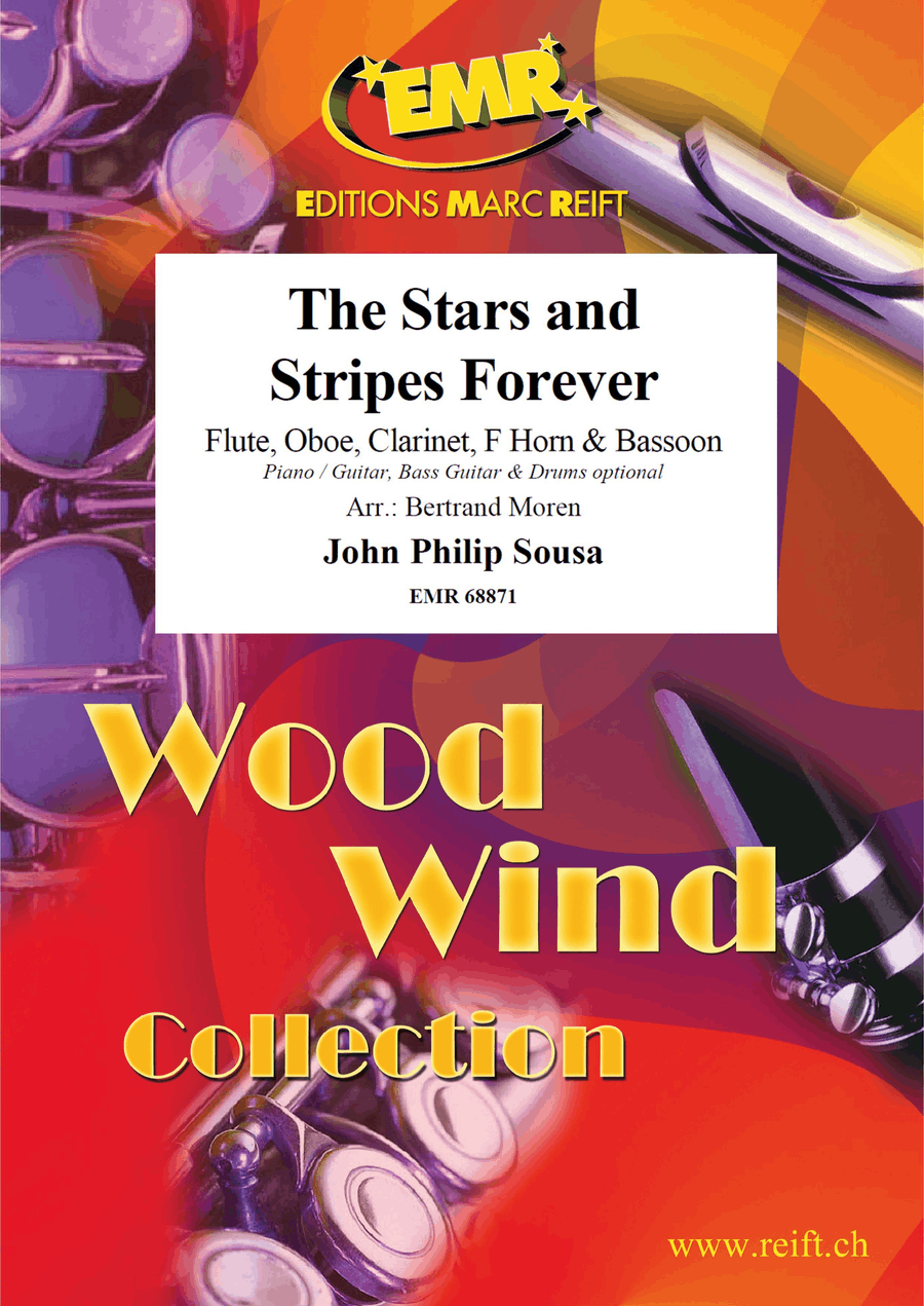 The Stars and Stripes Forever Woodwind Quintet scores gallery preview page 1