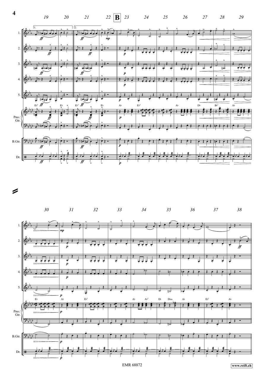 The Stars and Stripes Forever Horn scores gallery preview page 4
