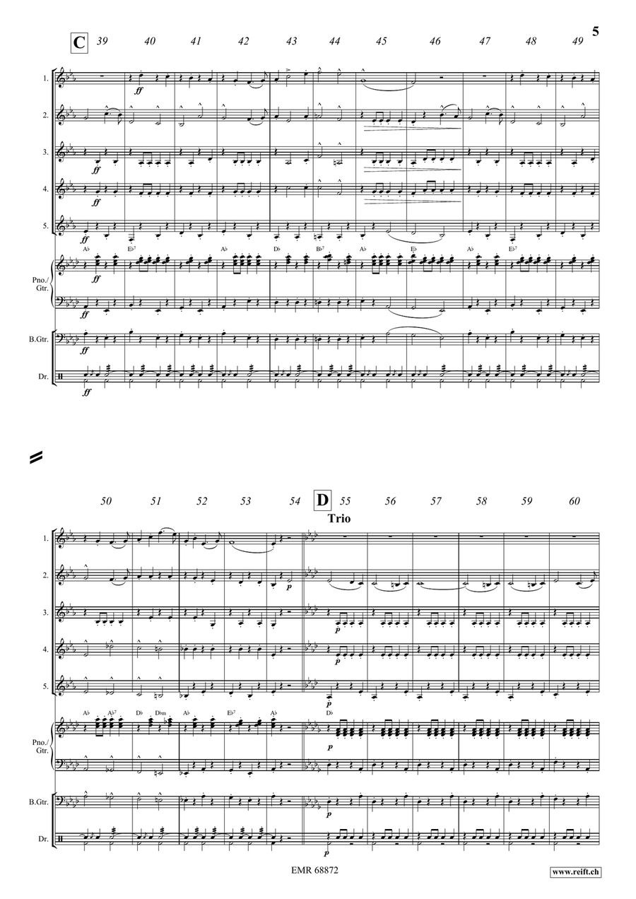 The Stars and Stripes Forever Horn scores gallery preview page 5
