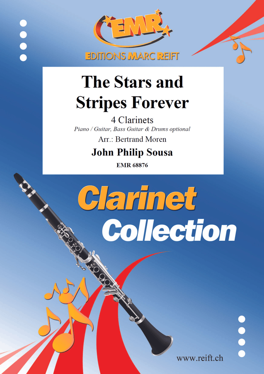 The Stars and Stripes Forever Clarinet Quartet scores gallery preview page 1